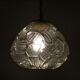1970s pressed glass hanging lamp