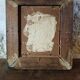 Vintage French oil painting on board, bouquet of lilacs