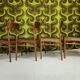 4 Chaises Teck HENNING KJAERNULF 1960"