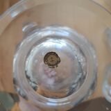 lot decanter and lot of crystal glasses from Lorraine