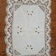 Lot 2 napperons anciens faits main