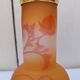 Lamp base, Gallé peony decoration, Nancy Art Nouveau