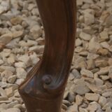 Italian wooden coffee table with marquetry inlaid top