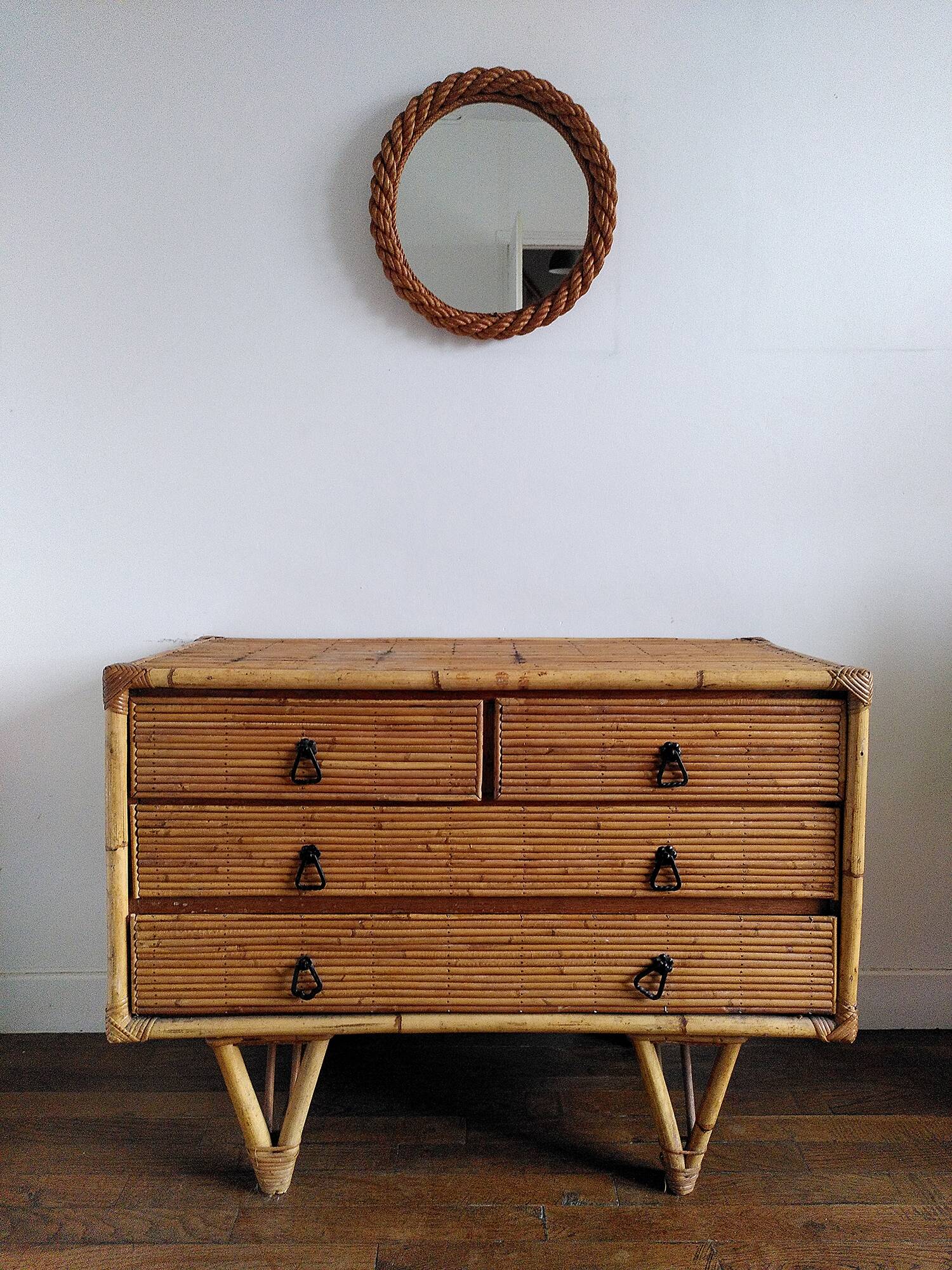 Commode en bambou, 1960