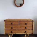 Commode en bambou, 1960