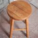 Vintage stool, wooden stool, occasional stool, plant stand, interior decor
