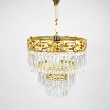 Chandelier by Zeleznobrodske Sklo, Czechoslovakia, 1970s