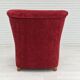 50s, Danish design, refurbished armchair, vintage velour