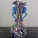 Ancient Murano vase in aventurine and murrina polychrome Italy circa 1940