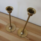 Brass candle holders
