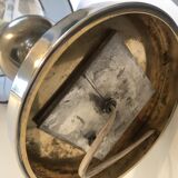 Large chrome table lamp with foot balls, 60s-70s