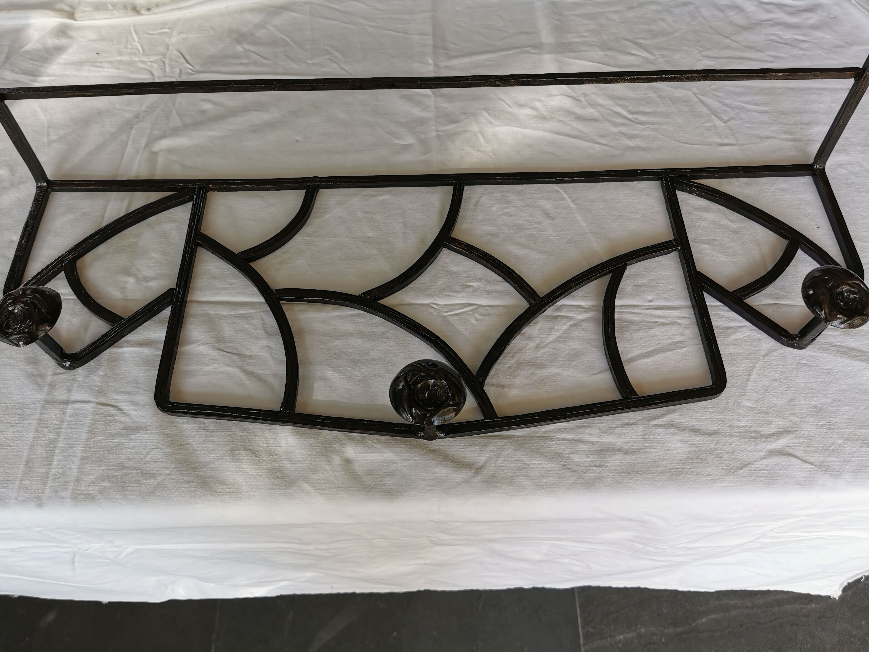 Art Deco wall wardrobe in wrought iron