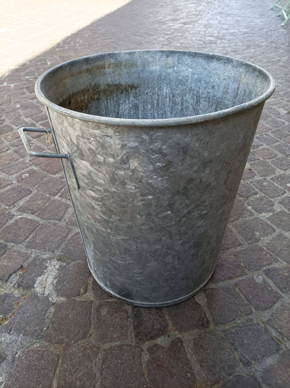 Large zinc bucket