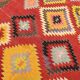 5x8 Red & Yellow Handmade Turkish Kilim Rug, 155x245Cm
