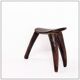 Tabouret tripode en bois du Burkina Faso