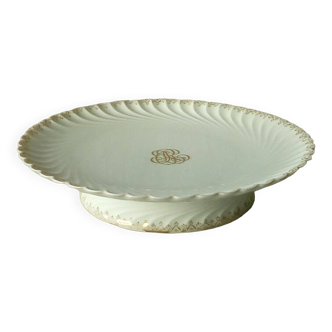 Haviland compotier in monogram Limoges porcelain