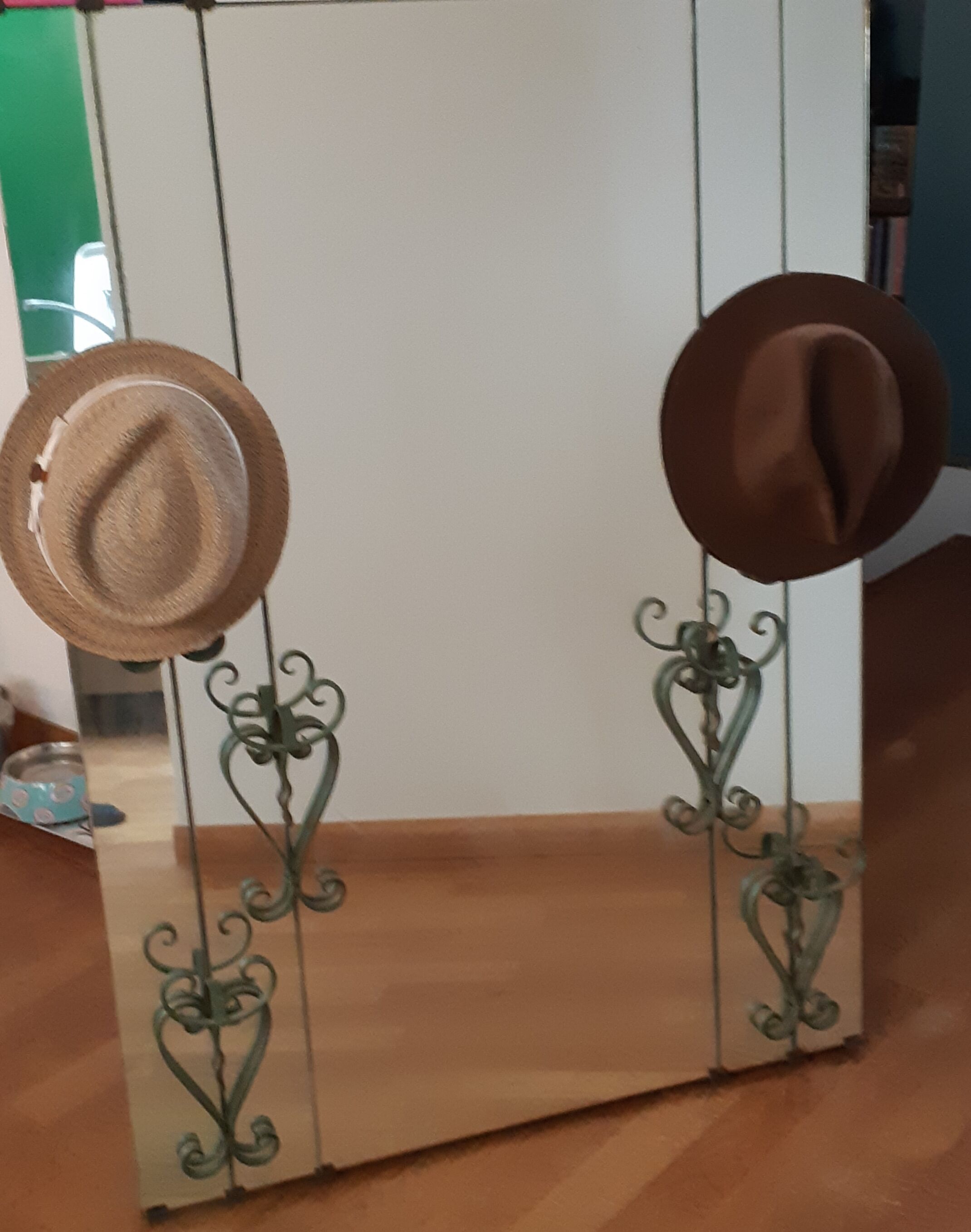 Mirror coat rack 30s