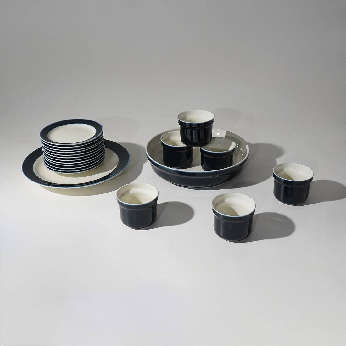 “Eco” Service Set by Giovanni Garibaldi for Ginori, 1970s