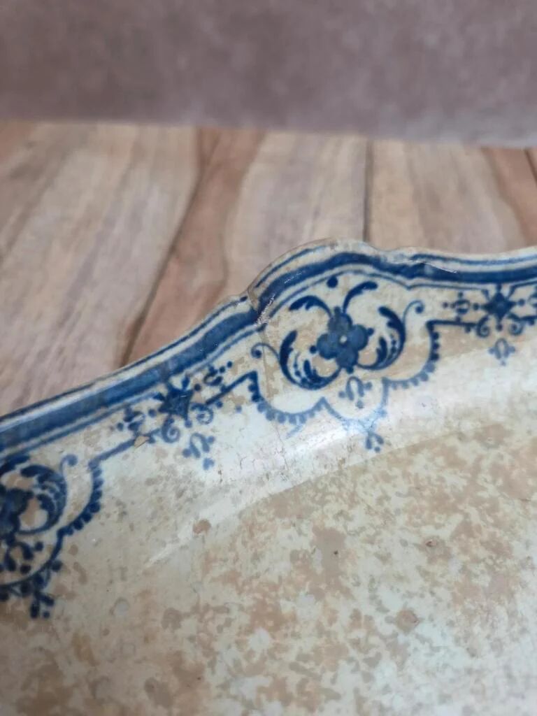 Old Ravier Jules Veillard Bordeaux Moustier decoration – Ironstone 19th century