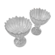 2 crystal cups