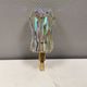 Availight wall lamp, transparent glass, rainbow effect hassel & teudt