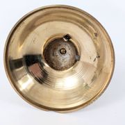 Set of 3 Vintage Twisted Brass Candle Holders, Midcentury