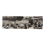 Large black and white artworks / photo collage (160x50)
 feet