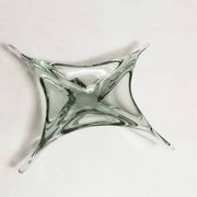 Green Murano glass ashtray