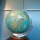 Globe terrestre vintage JRO 1970