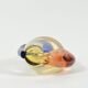 1960s blown glass three-colour vase