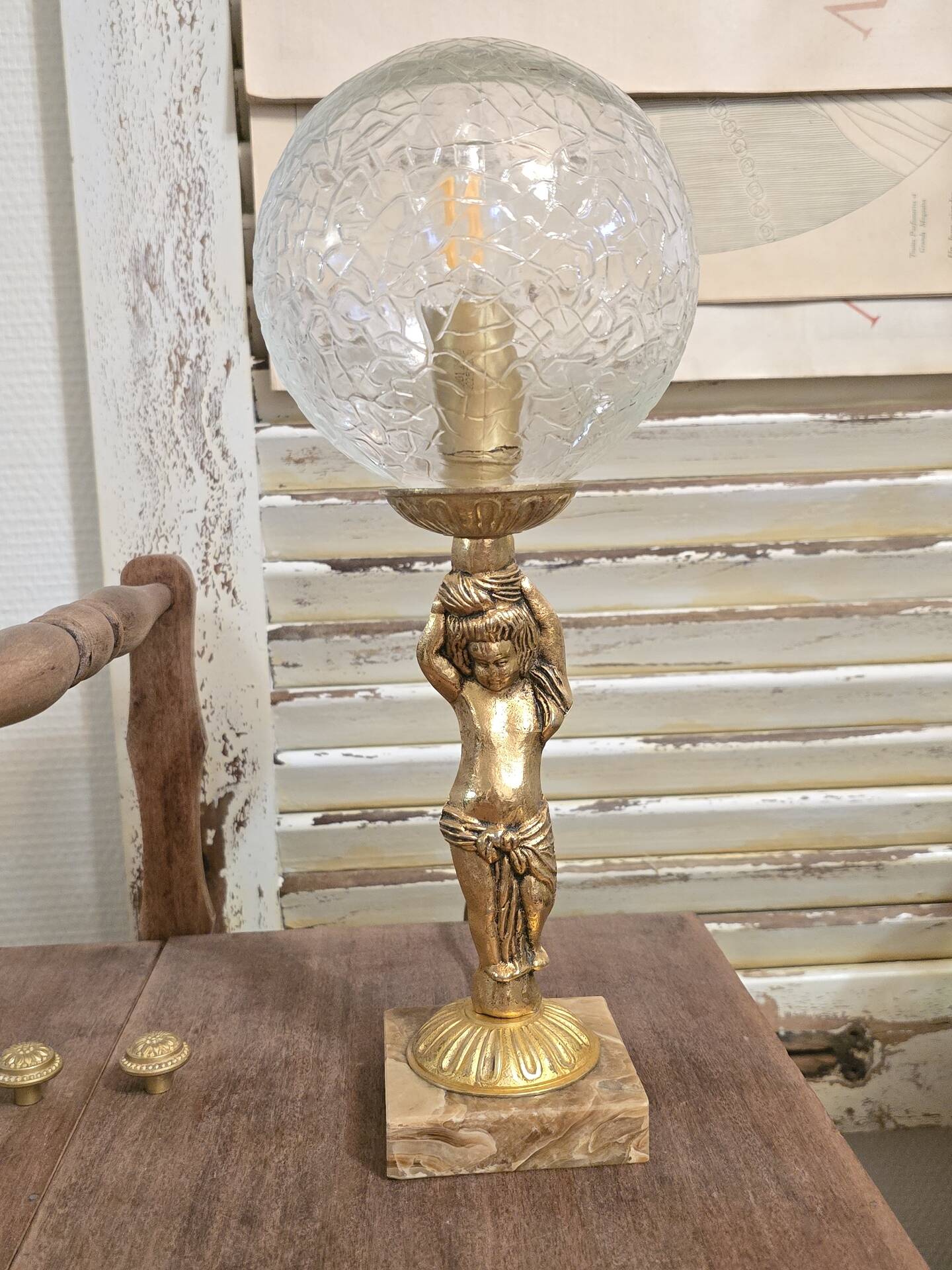 Cherub lamp reimagined
