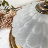 Vintage table lamp antique glass globe