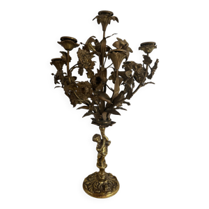 Candélabre en bronze