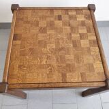Vintage marquetry coffee table 1960