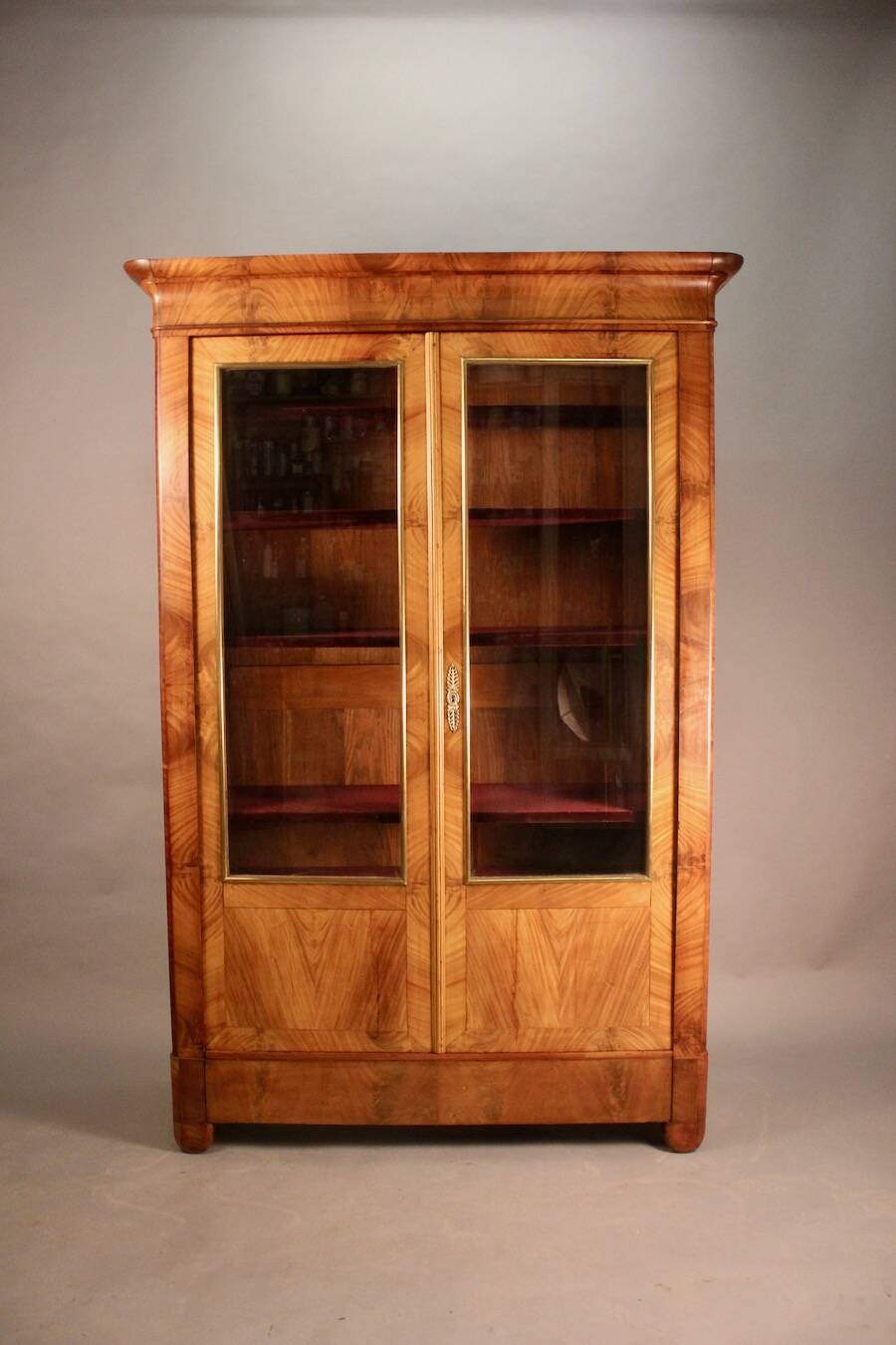 Restoration period mahogany bookcase