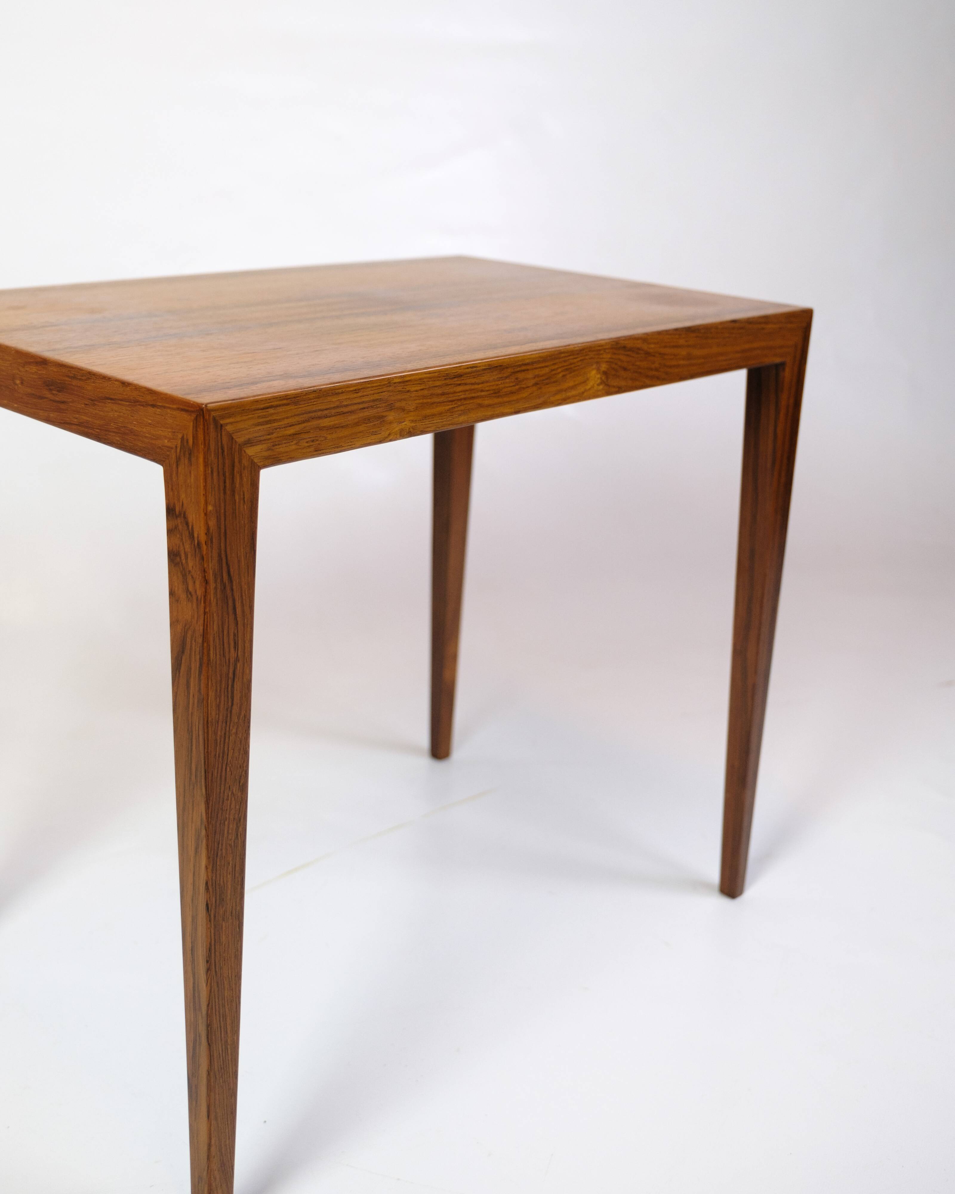Table d'appoint modèle 31A en palissandre par Severin Hansen pour Haslev Furniture