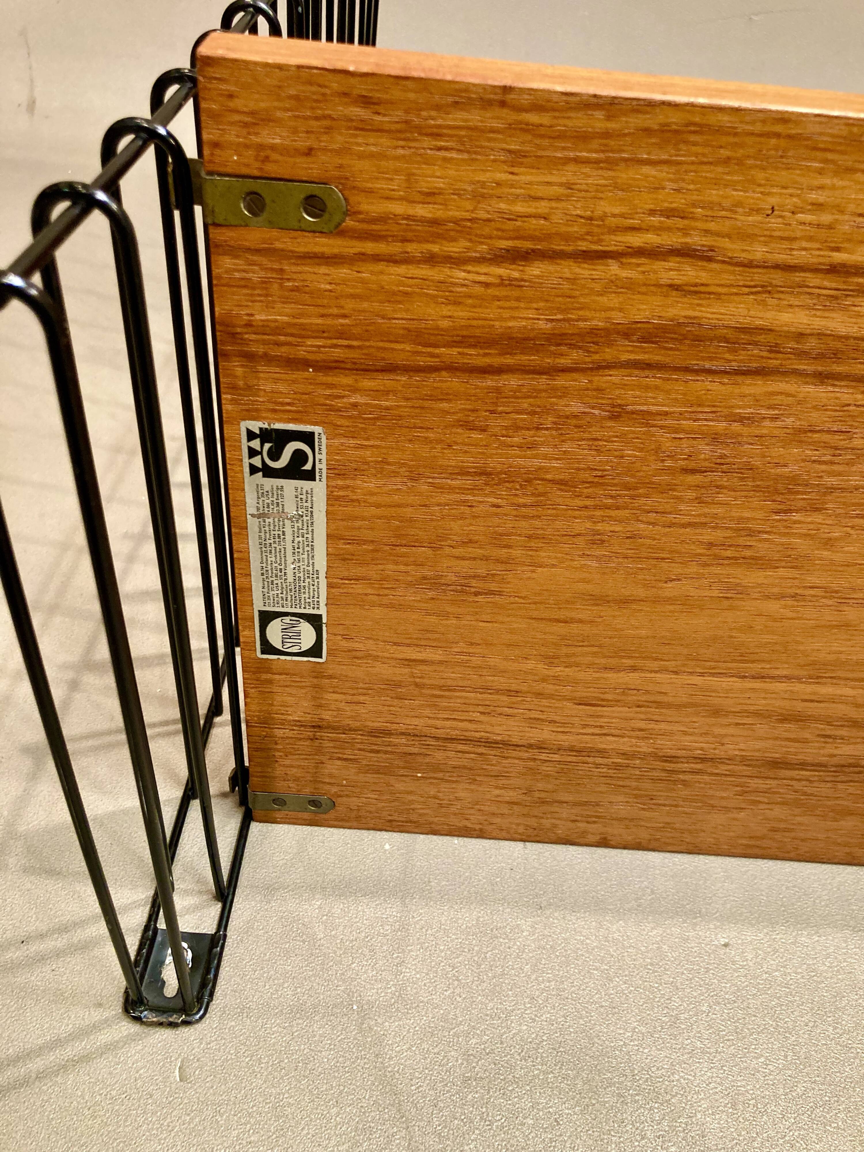 Modular shelf, Scandinavian design, 1950s.