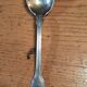 Silver-plated metal teaspoon