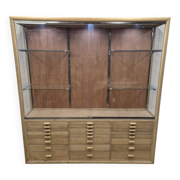 Old shop display cabinet