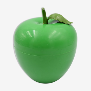 Seau à glaçons vintage en forme de pomme verte