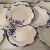 Corsica Digoin Sarreguemines Plates France