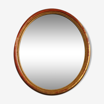 Mirror oval style Louis Philippe 35x45cm