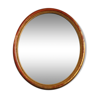 Mirror oval style Louis Philippe 35x45cm