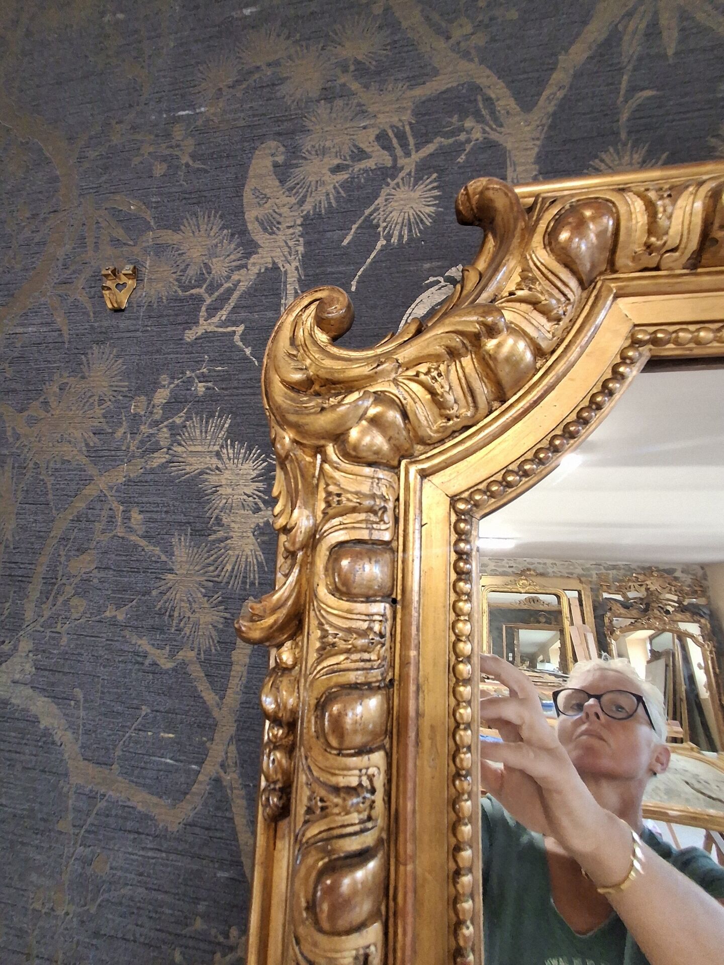 Miroir époque XIX 189 x 121 /123
