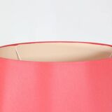 Vintage red ceramic floor lamp