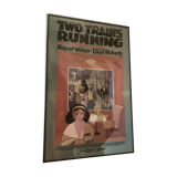 Poster Broadway play Two trains running at the Walter Kerr Theater