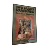 Poster Broadway play Two trains running at the Walter Kerr Theater