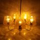1965 Napako chandelier, Czechoslovakia