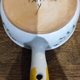 Vallauris ceramic decorative fondue pot