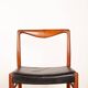 2 Danish chairs in teak and skai by Lyngfeldt Larsen 1960.